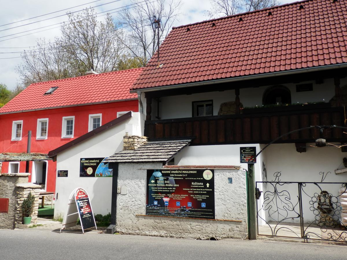 Rodinne Vinarstvi Mikulenkovi Velke Zernoseky Bagian luar foto